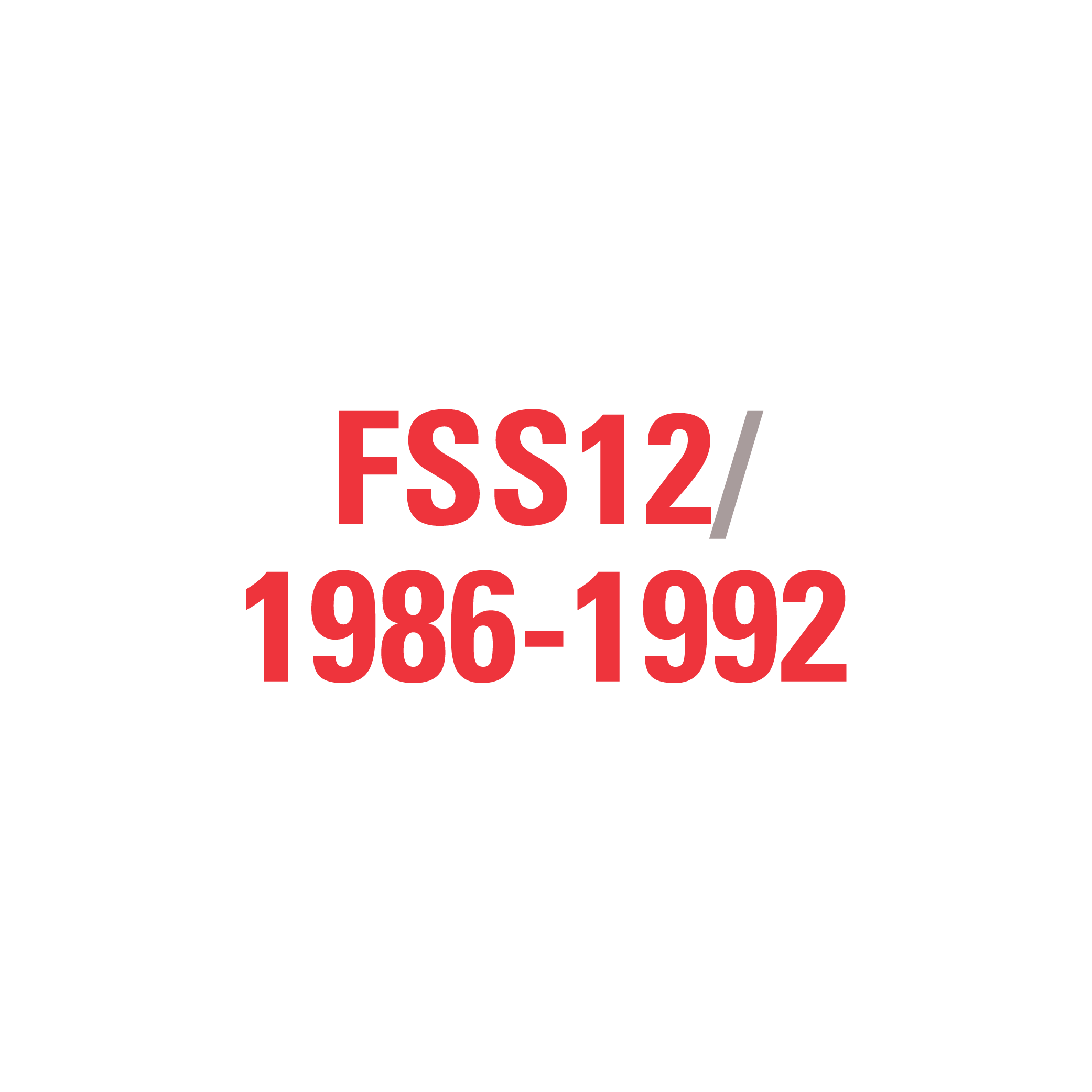 FSS12 1986-1992